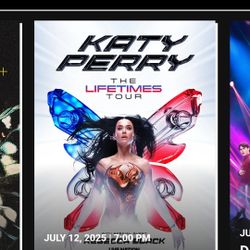2 Katy Perry Lower Level Tix
