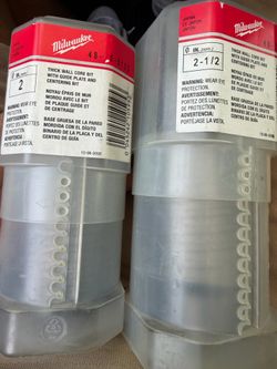 Milwaukee Thick Core Bits