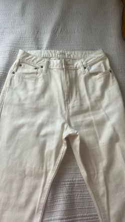 Baggy White Jeans 