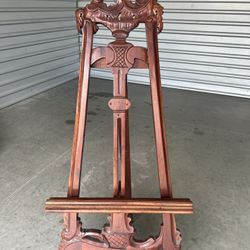 Antique Mahogany Easel