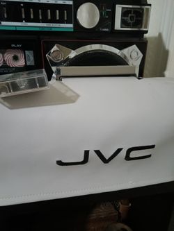 1980's Silver Jvc Pc100 Boom Box Cassette Player