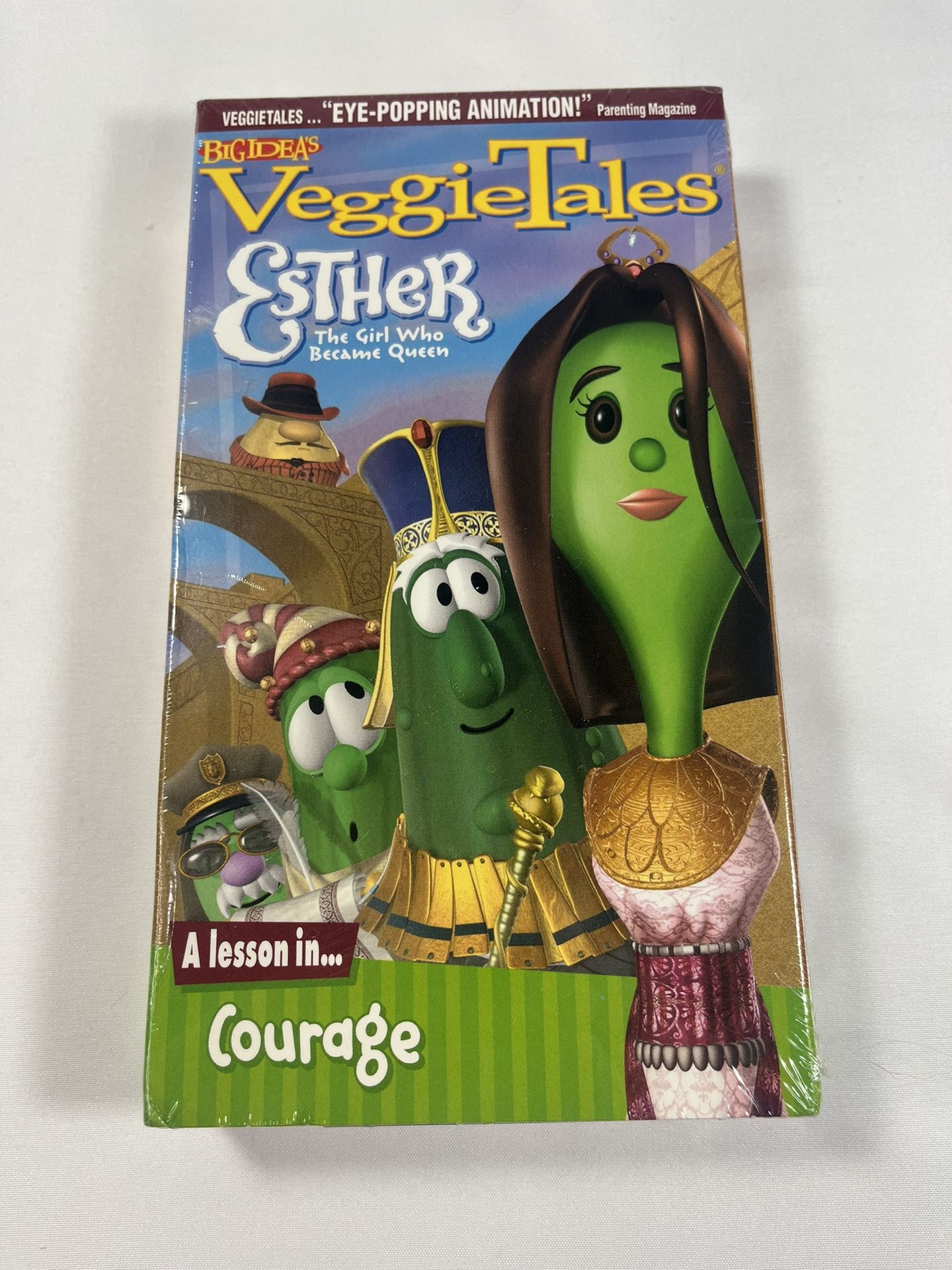 VeggieTales Esther Girl Who Became Queen VHS Video Tape Christian Lesson Courage
