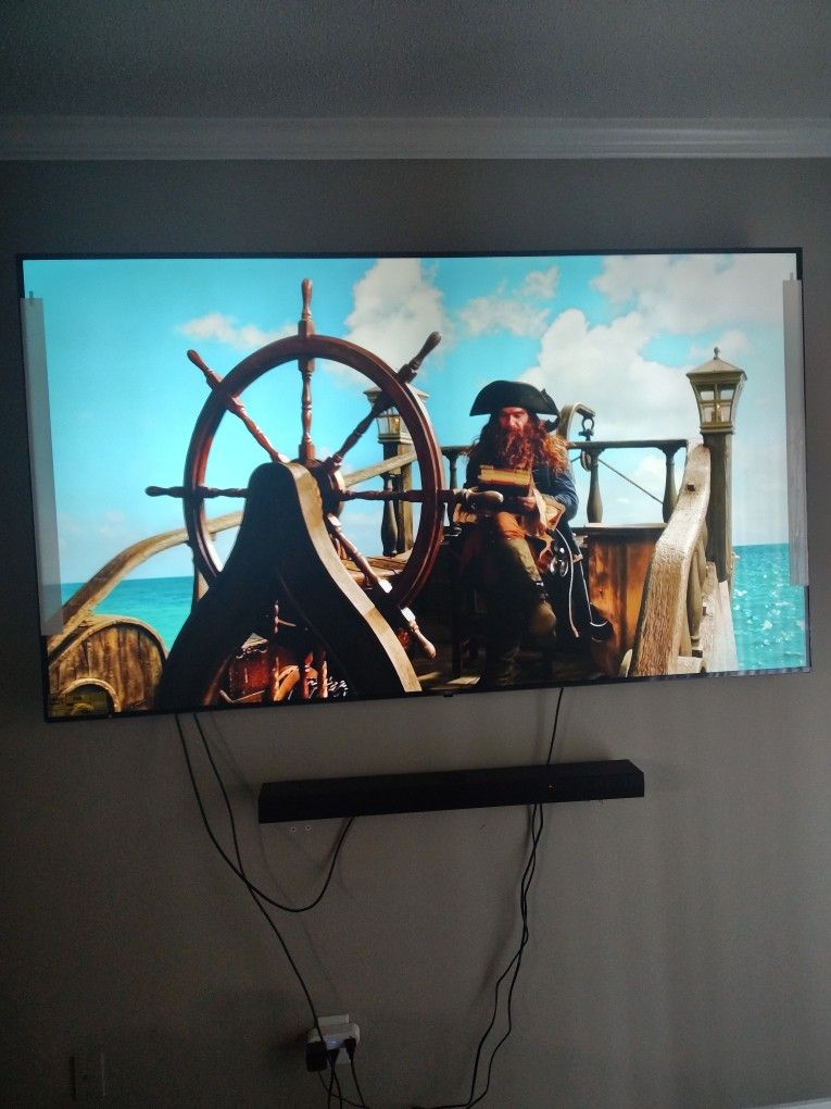 86inch LG Smart TV and LG surround sound.