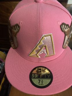 Arizona Diamondbacks Pink Jon Stan Fitted Hat 7 3/4