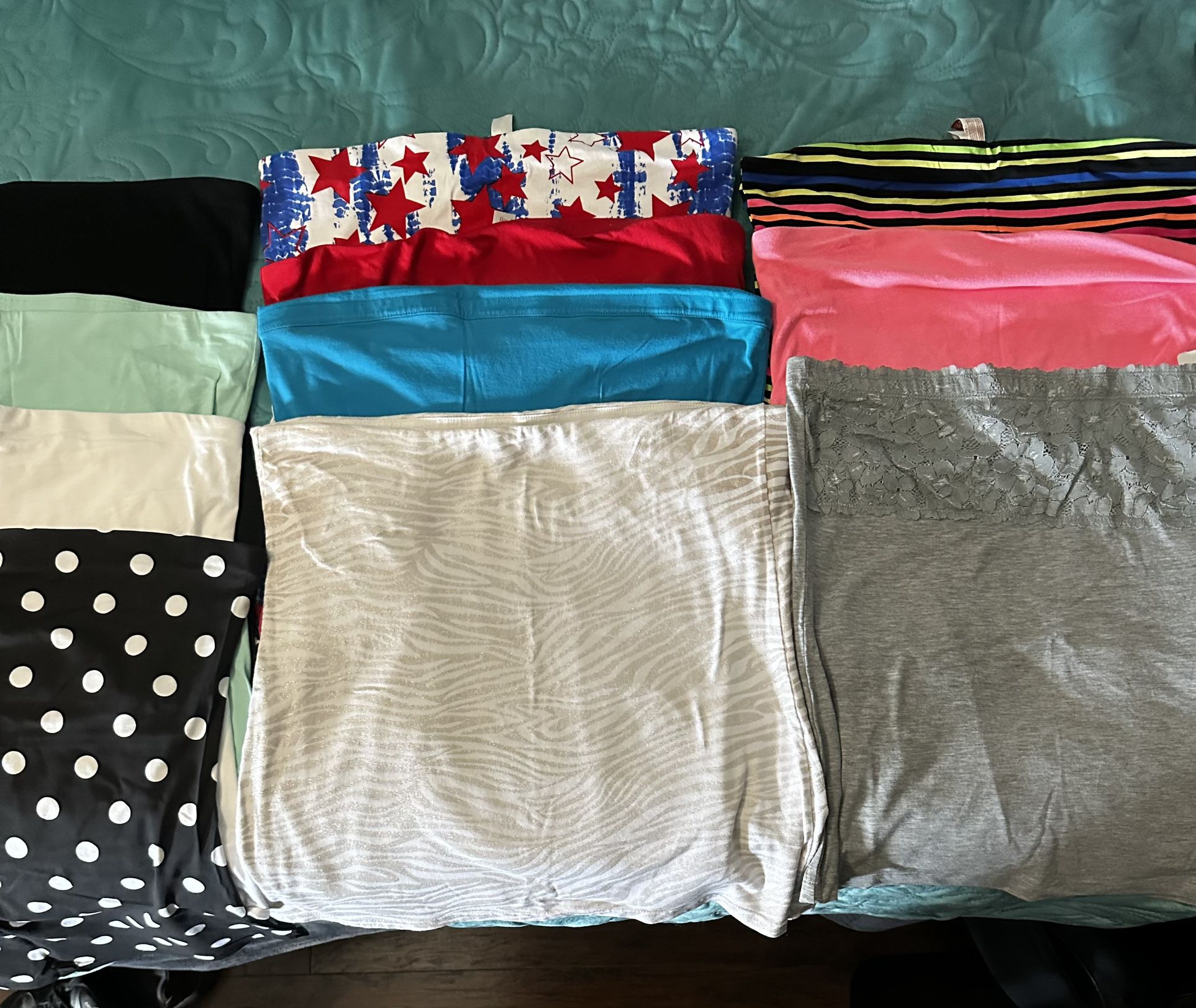 Tube Tops - XL Lot Of 11