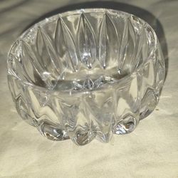 Small Cut Crystal Bowl/ Candle Holder C14V201