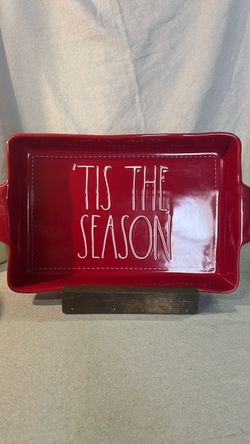 Rae Dunn Red Casserole Dish