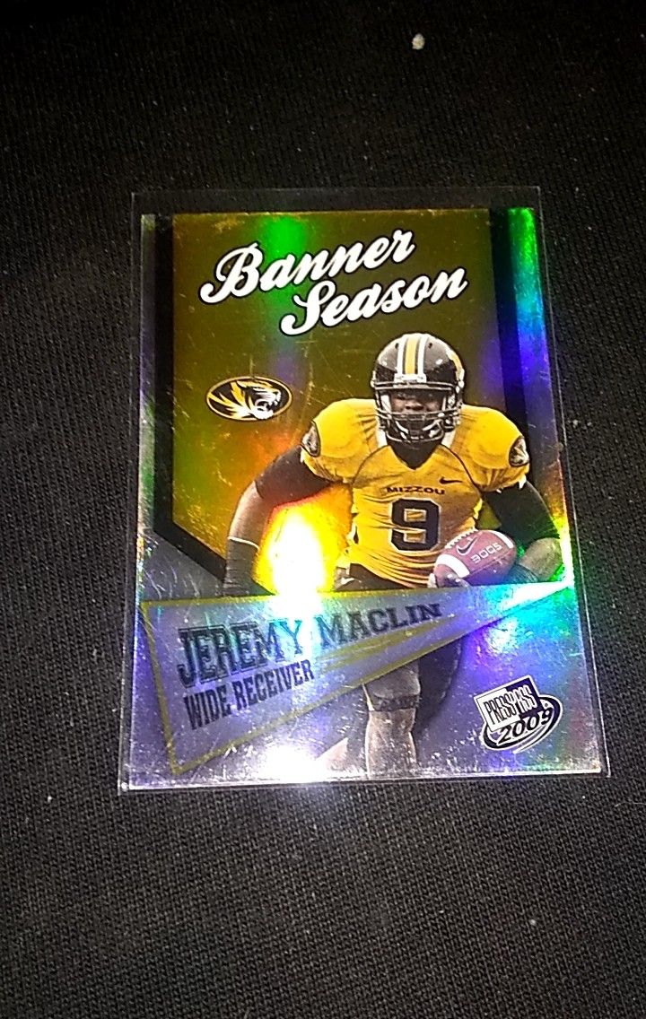 Mizzou football card