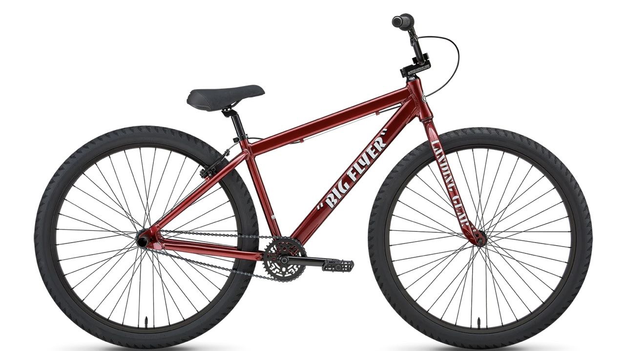 SE Bikes Big Flyer 29" BMX Bike Maroon Sparkle