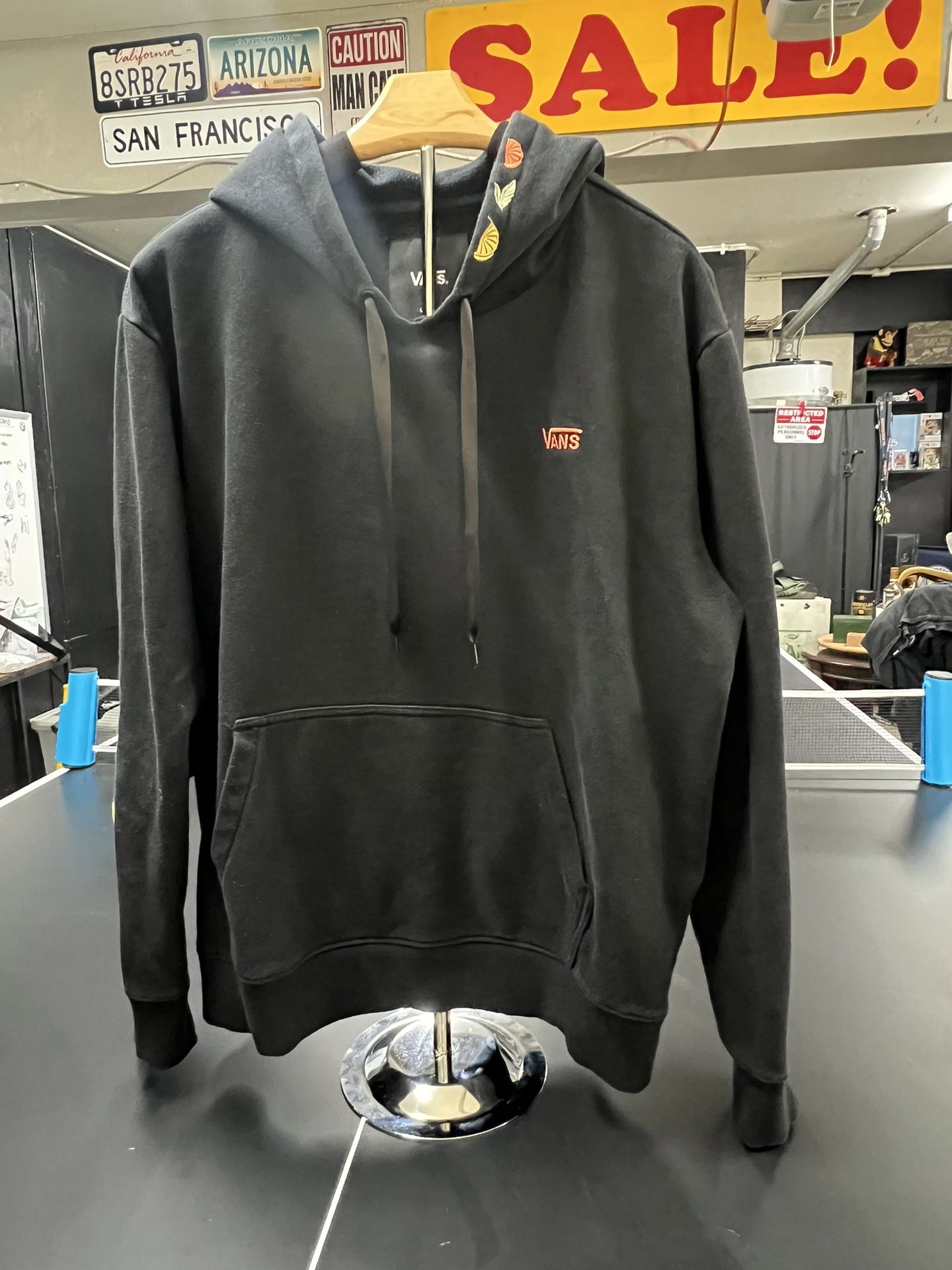 Vans Lizzie Armanto BFF Black Hoodie Size Men's Large