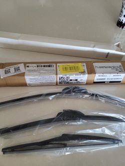 Windshield Wiper Blades Set of 3 for Mitsubishi mirage 2014-2020