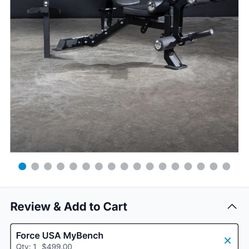 Force USA MyBench - Premium bench (2 Weeks Old)