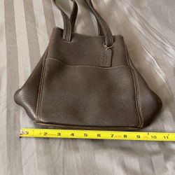 Vintage 90's Coach Dark Brown Pebbled Leather Sonoma Tote