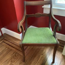 50%  OFF!  Antique English Regency Walnut Armchair