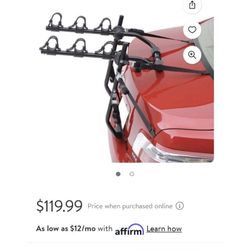 Hollywood 3 Bike Car Trunk Rack