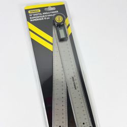 General Tools 823 Digital Angle Finder Ruler - 10" H - SS Measurement Tool