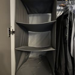 Gray Hanging Shelves
