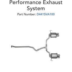 2017 Subaru Wrx oem Exhaust System