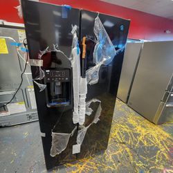 Sale Of The Week GE 36 Inch Side By Side Refrigerator Black 