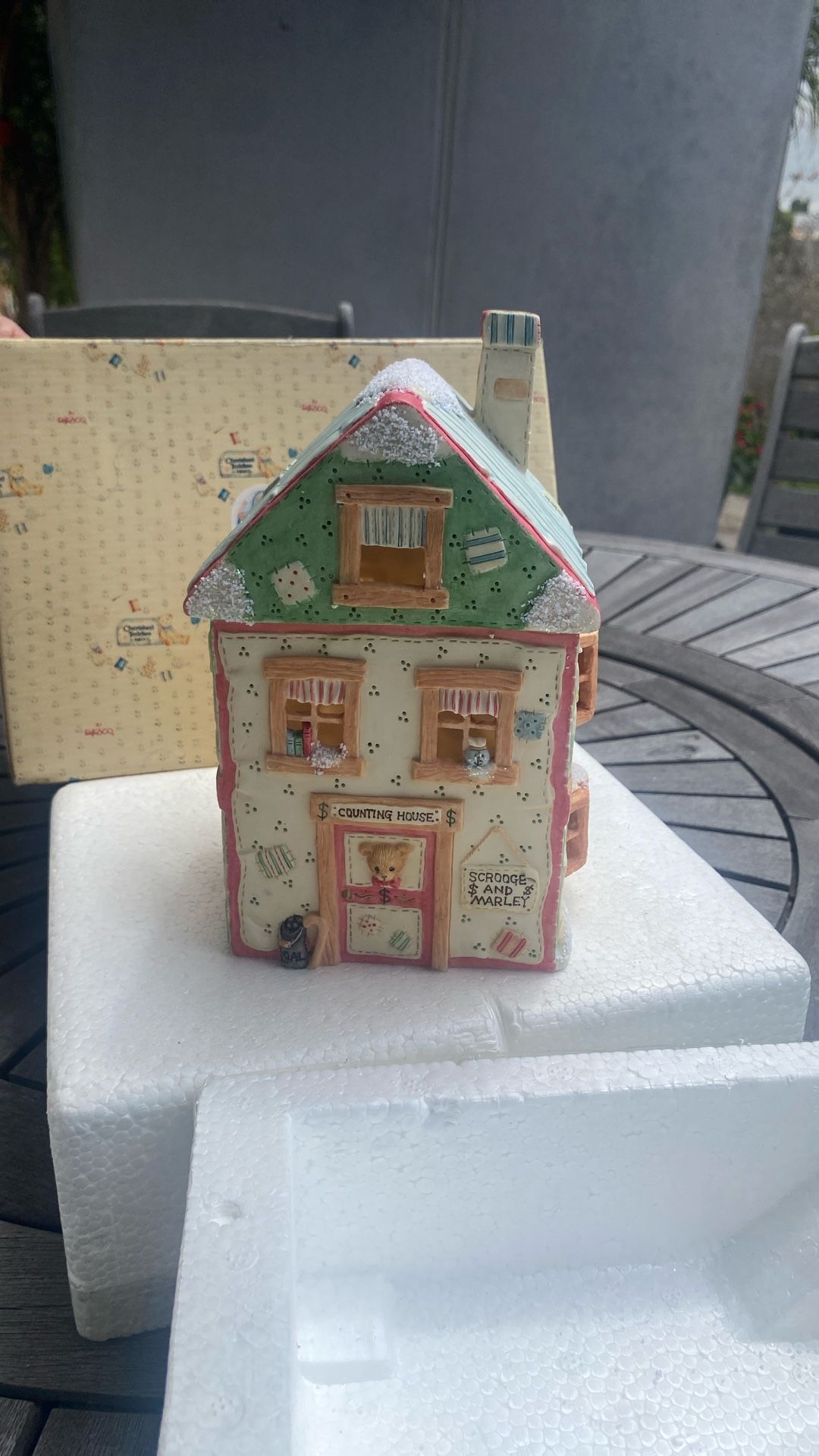 Cherished Teddies Scrooge & Marley Nightlight