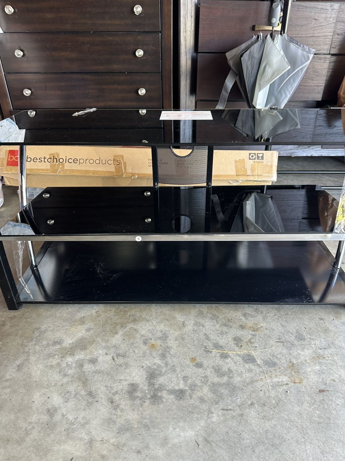 Glass Tv Stand 