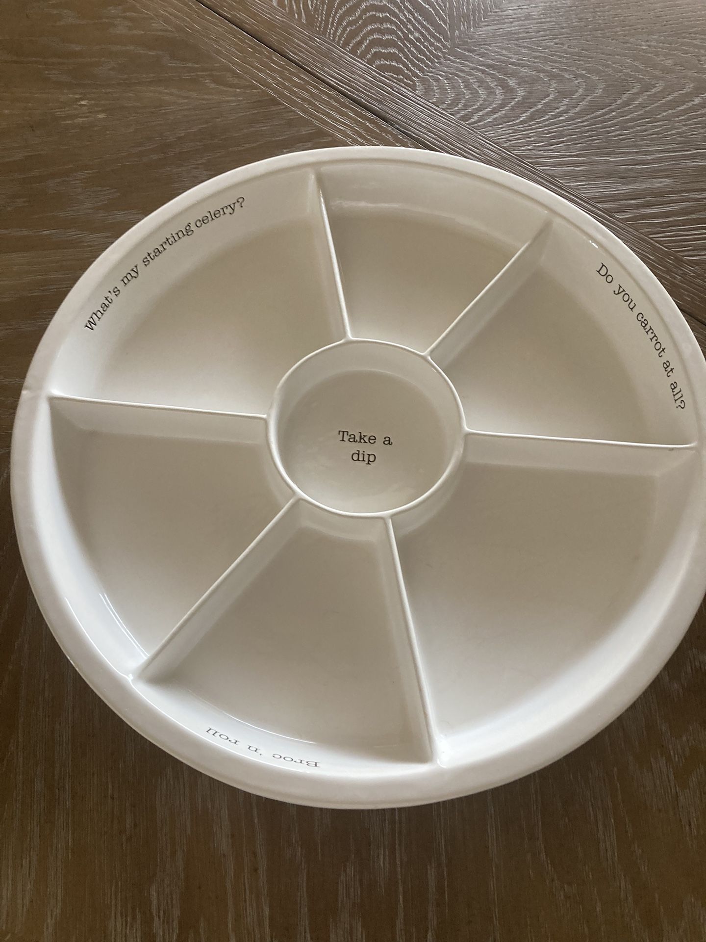 Mud pie Relish Server Dish