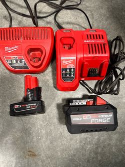 Milwaukee battery set