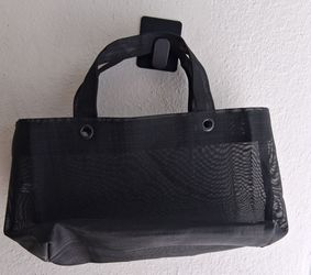Lance Black Mesh Totebag/Purse