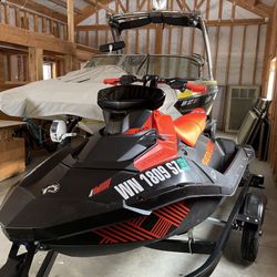 2021 Spark Trixx 3U Jet Ski And Trailer $9200