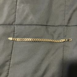 GLD 18K Franco Bracelet Yellow Gold Size 7”