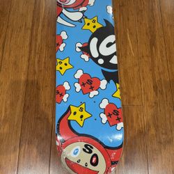  W Skateboar Sukamii Boneheart Skateboard EXTREMELY RARE Anime deck