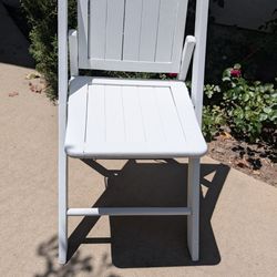 Slat Back Vintage Wooden Folding Chairs