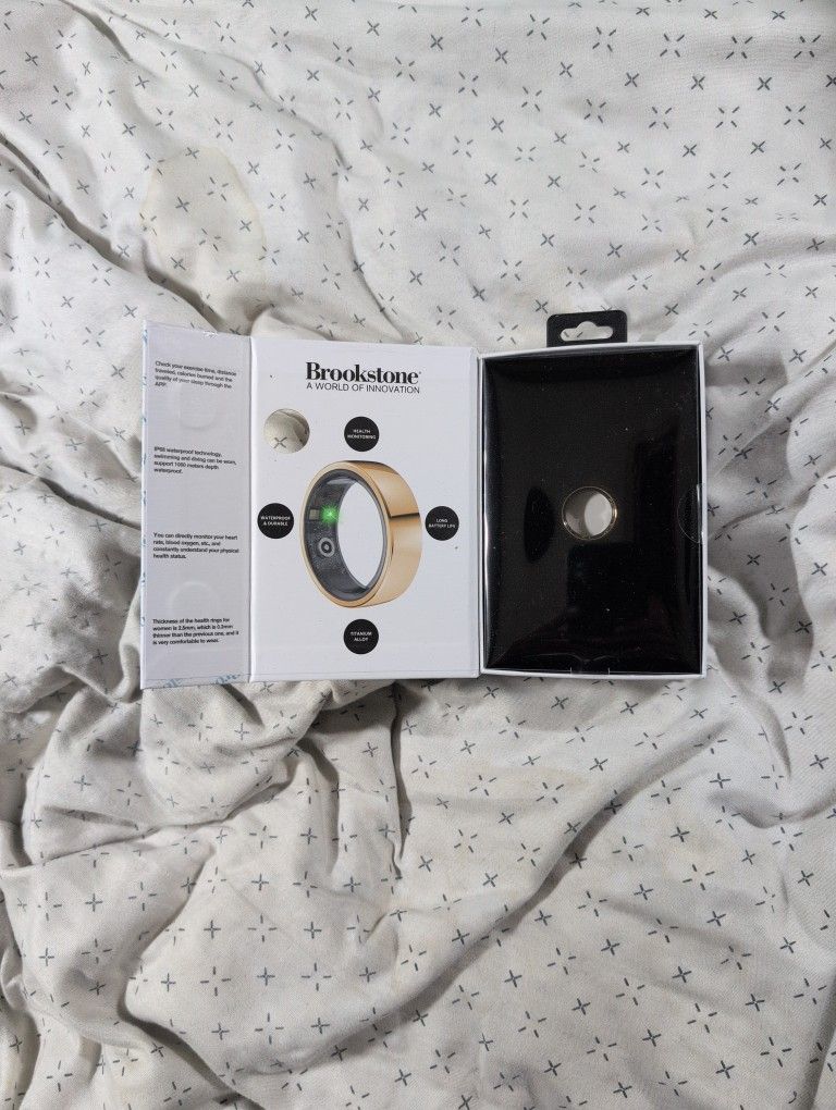 Smart Ring Health Tracker (Size 9)