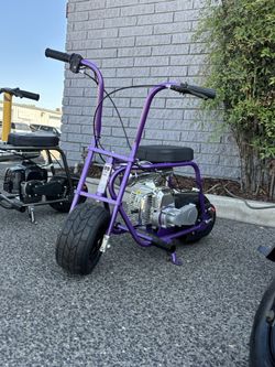 MotoTec 50cc Mini Bike – Candy Purple