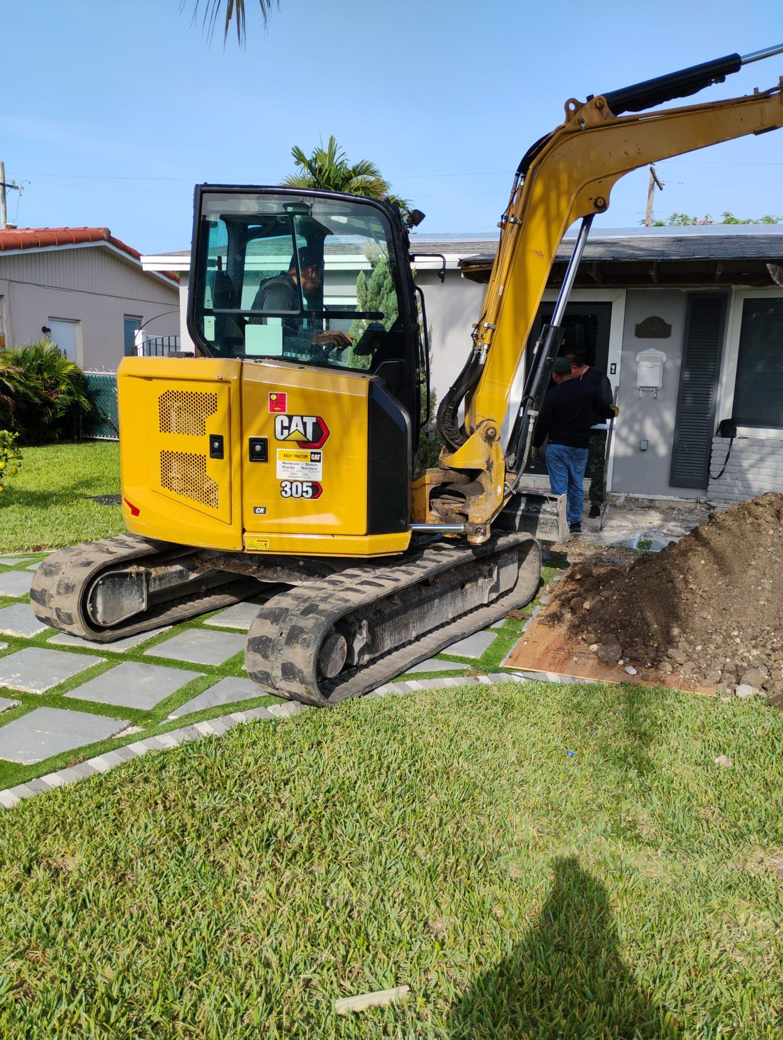 Bobcat Excavadora Volteó