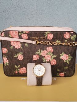 Michael Kors Crossbody & Matching Watch ✨️ Available In 4 Colors