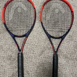 2 HEAD Ti.Reward Tennis Racquets