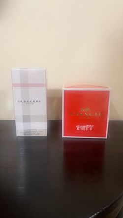 $60 each or$120 for both large size all new name brand perfume full details in photo gallery pickup Gaithersburg md20877