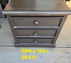 Nightstand 3 drawer