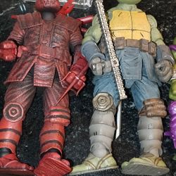 Ninja Turtles Action Figures $10.. EA 