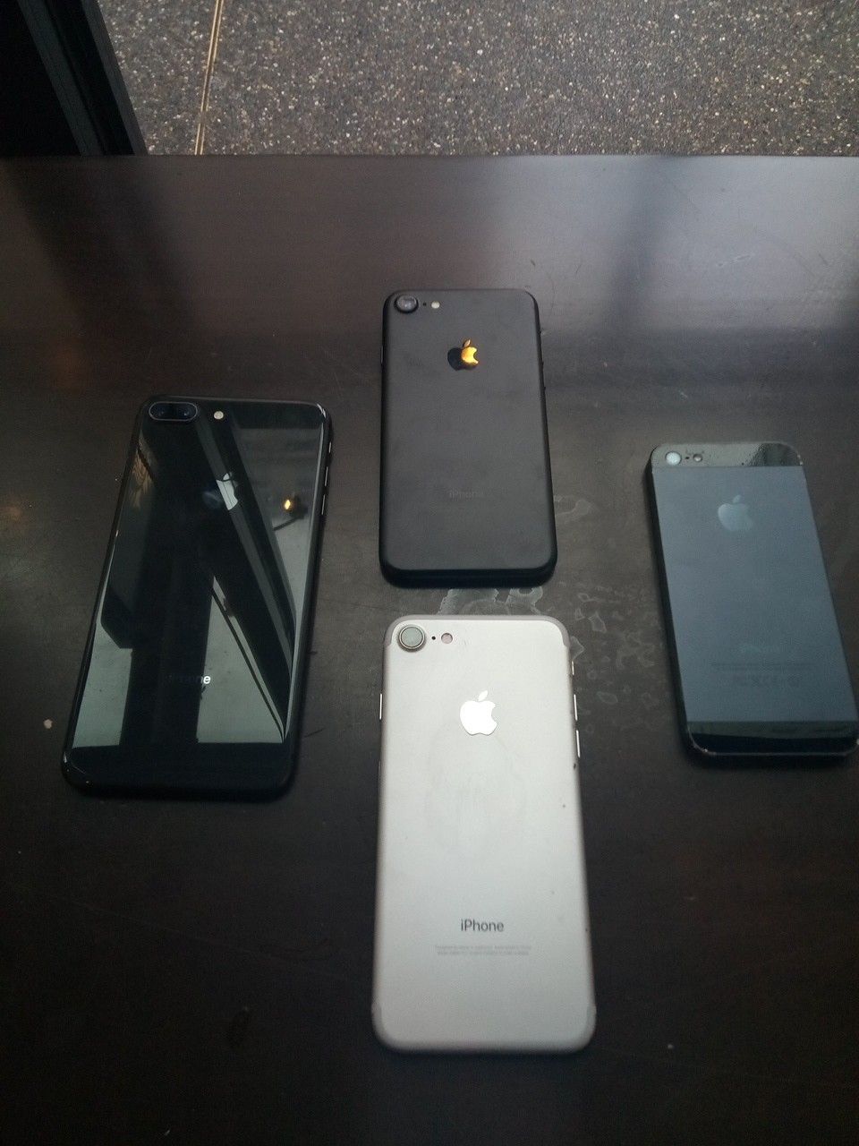 iPhone 8plus, 8, 8, 5 for sale (for parts)