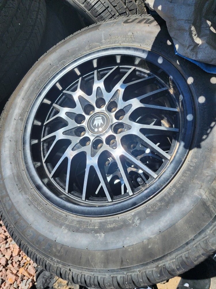 Konig crown rims and tires