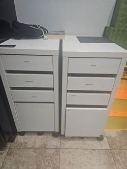 2 storage cabinets