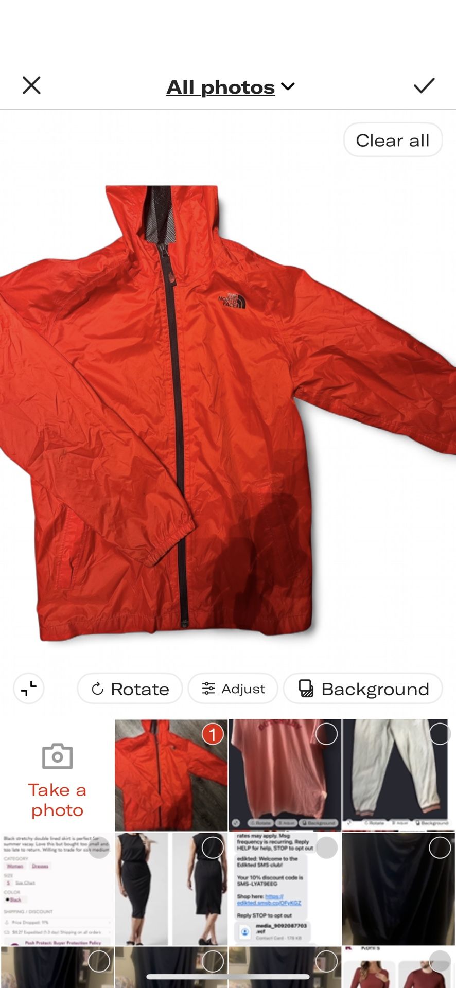 Kids north face jacket