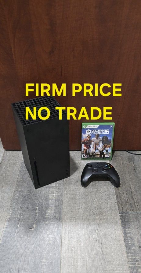 XBOX SERIES X BNUNDLE, FIRM PRICE, NO TRADE, EXCELLENT CONDITION