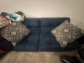 Blue Futon