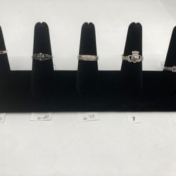 Sterling Silver Rings $10 Each