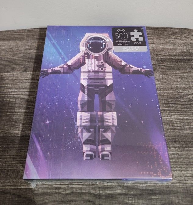 Genuine Fred Astronaut by James Gilleard 500-Piece Jigsaw Puzzle-New in Plastic