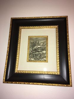 Albrecht Dürer An Angel with the Sudarium Ref; Bartsch 26 engraving