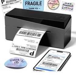 Bluetooth Shipping Label Printer 4x6, 249BT Thermal Label Printer 4x6 